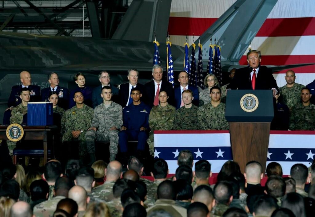 Trump’s NASA pick says military will inevitably put troops in space