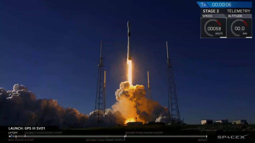 SpaceX launches rapid response GPS mission