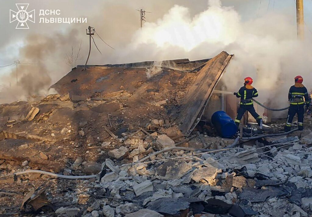 Russian Missile and Drone Attack on Ukraine Hits Multiple Targets, Including Kyiv