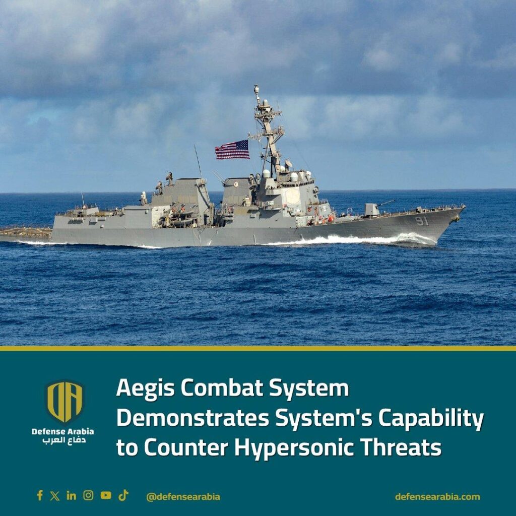 Lockheed Martin Demonstrates Hypersonic Defense Capabilities of Aegis Combat System in US Navy Test Aboard USS Pinckney