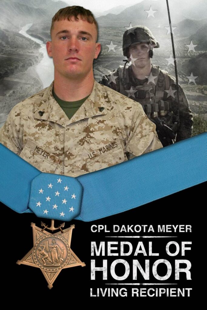 Medal of Honor recipient Dakota Meyer reenlists in Marine Reserve