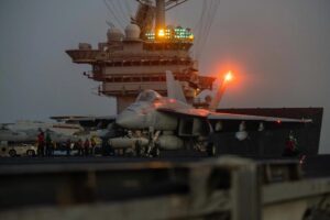 Another Fighter Jet Tumbles from Truman Carrier Deck into Red Sea