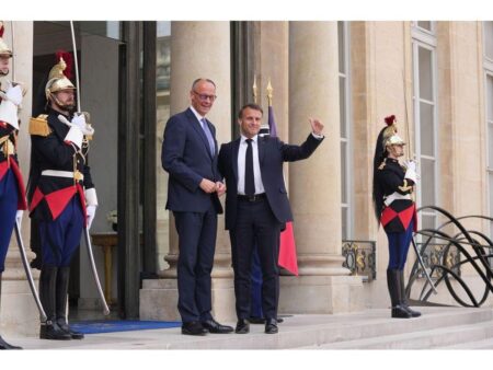 Macron, Merz vow closer defense ties in reboot of French-German couple
