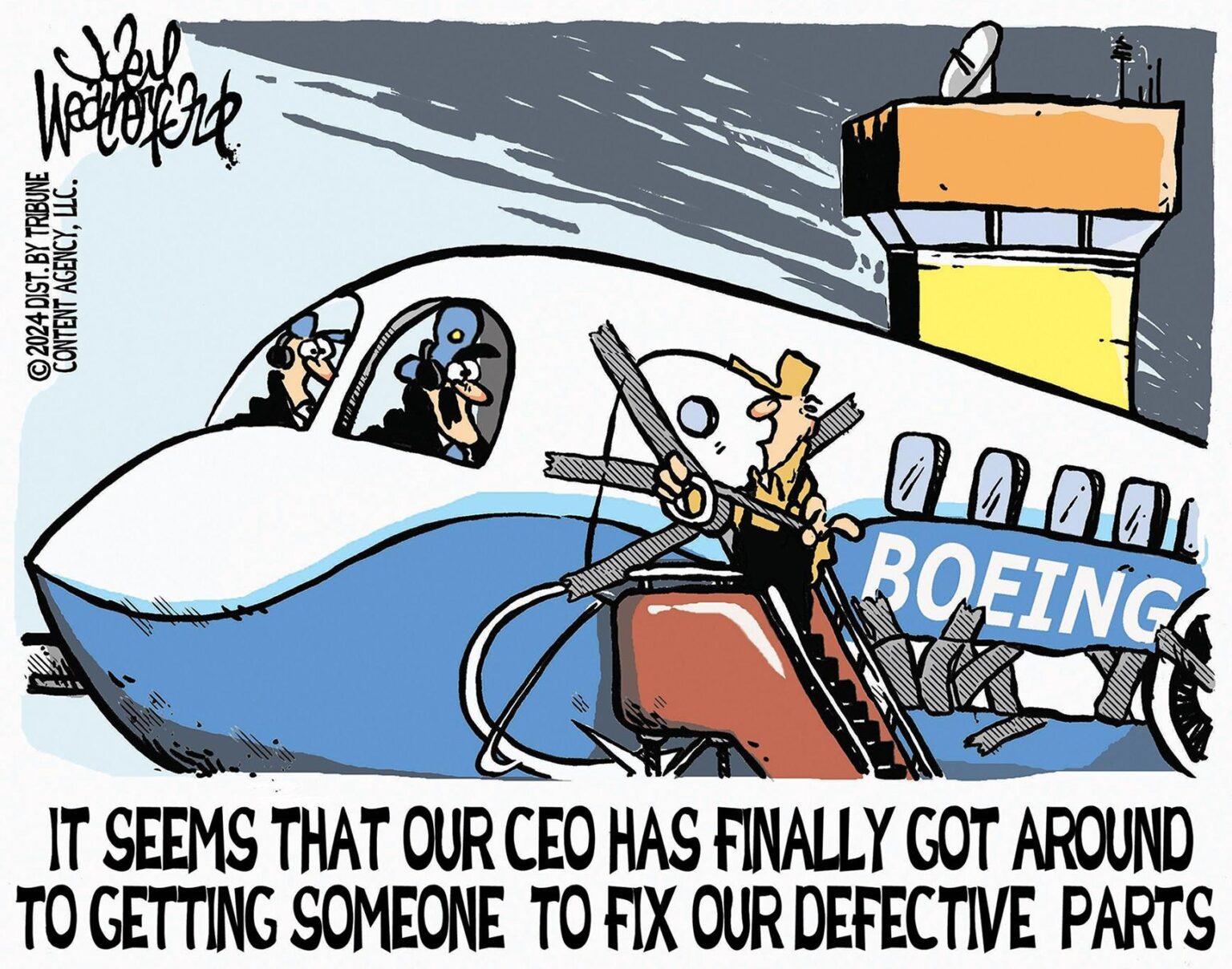 SOFREP Sunday Cartoon: Boeing Bleeds Big Bucks