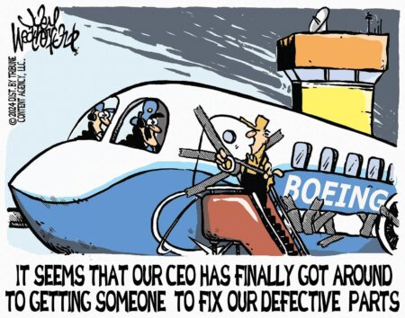 SOFREP Sunday Cartoon: Boeing Bleeds Big Bucks