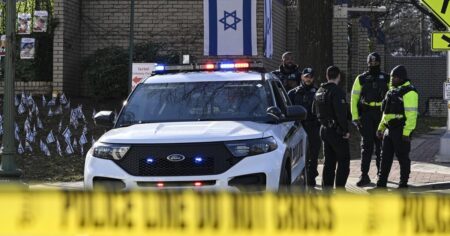 Suspect in Shooting of Israeli Embassy Staffers Praised Airman Who Self-Immolated as ‘Martyr’